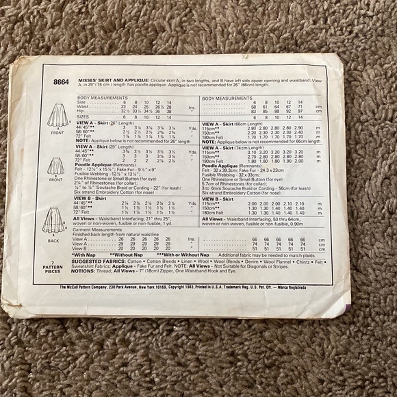 Vintage Lot of Sewing Patterns Lot #2 - Picture 3 of 9